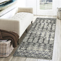 Dalyn Rugs Brisbane Br8 Aztec Trellis Silver 2'3" X 7'6"