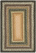SAFAVIEH Braided Collection 26 x 4 Multi BRD308A Handmade Country Cottage Reversible Accent Rug
