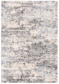 Safavieh Berber Shag Collection 2' x 3' Grey/Cream BER219G Modern Abstract Non-Shedding 1.2-inch Thick Entryway Living Room Foye
