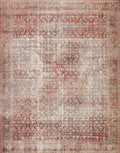 Loloi LAYLA Collection, LAY-11, Cinnamon / Sage, 2-0 x 5-0, .13 Thick, Accent Rug, Soft, Durable, Vintage Inspired, Distressed