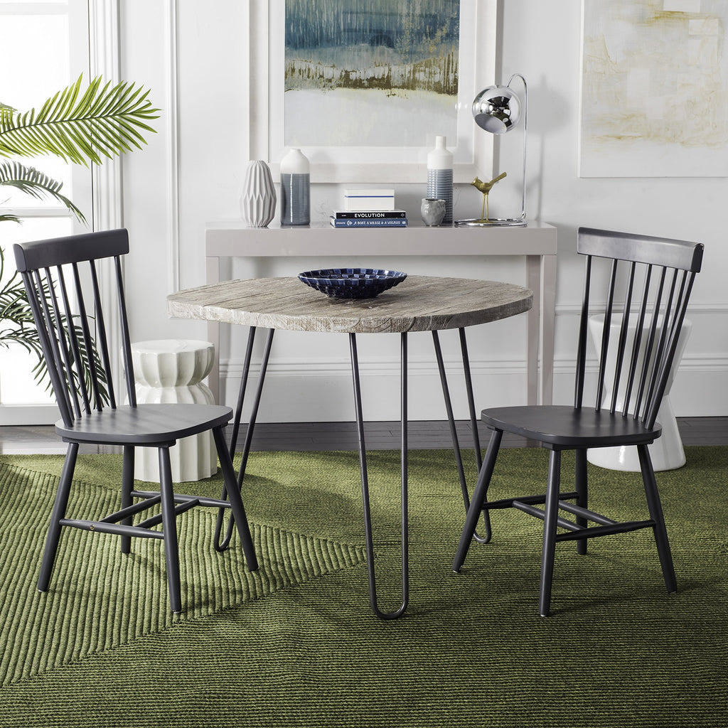 Safavieh Parker Parkse Side Chair, 0, Charcoal Grey