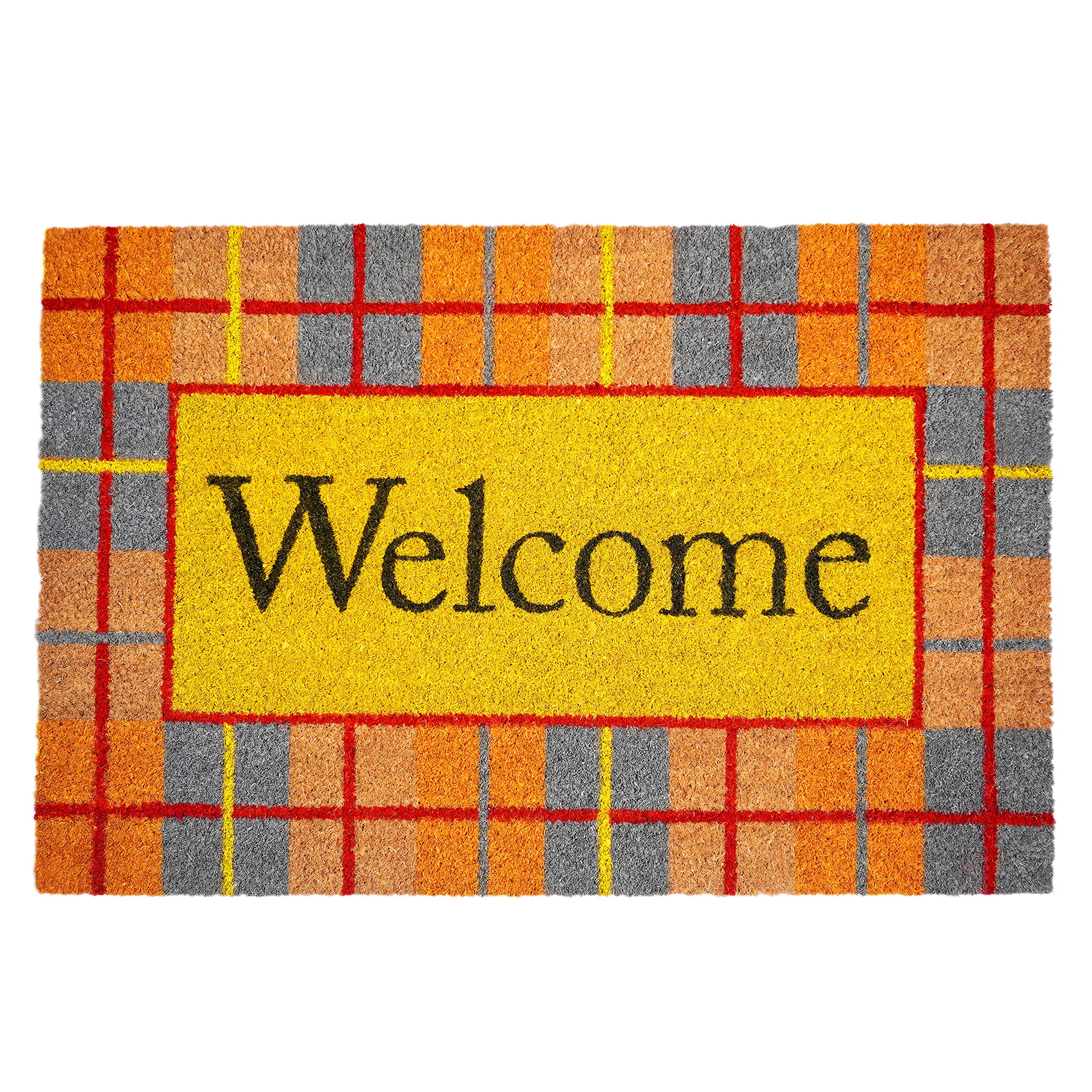 Calloway Mills Fall Plaid Doormat (Multi, 17' X 29' X 0.60')