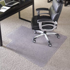 Flash Furniture Jackson 36'' x 48'' Big & Tall 400 lb. Capacity Carpet Chair Mat with Lip