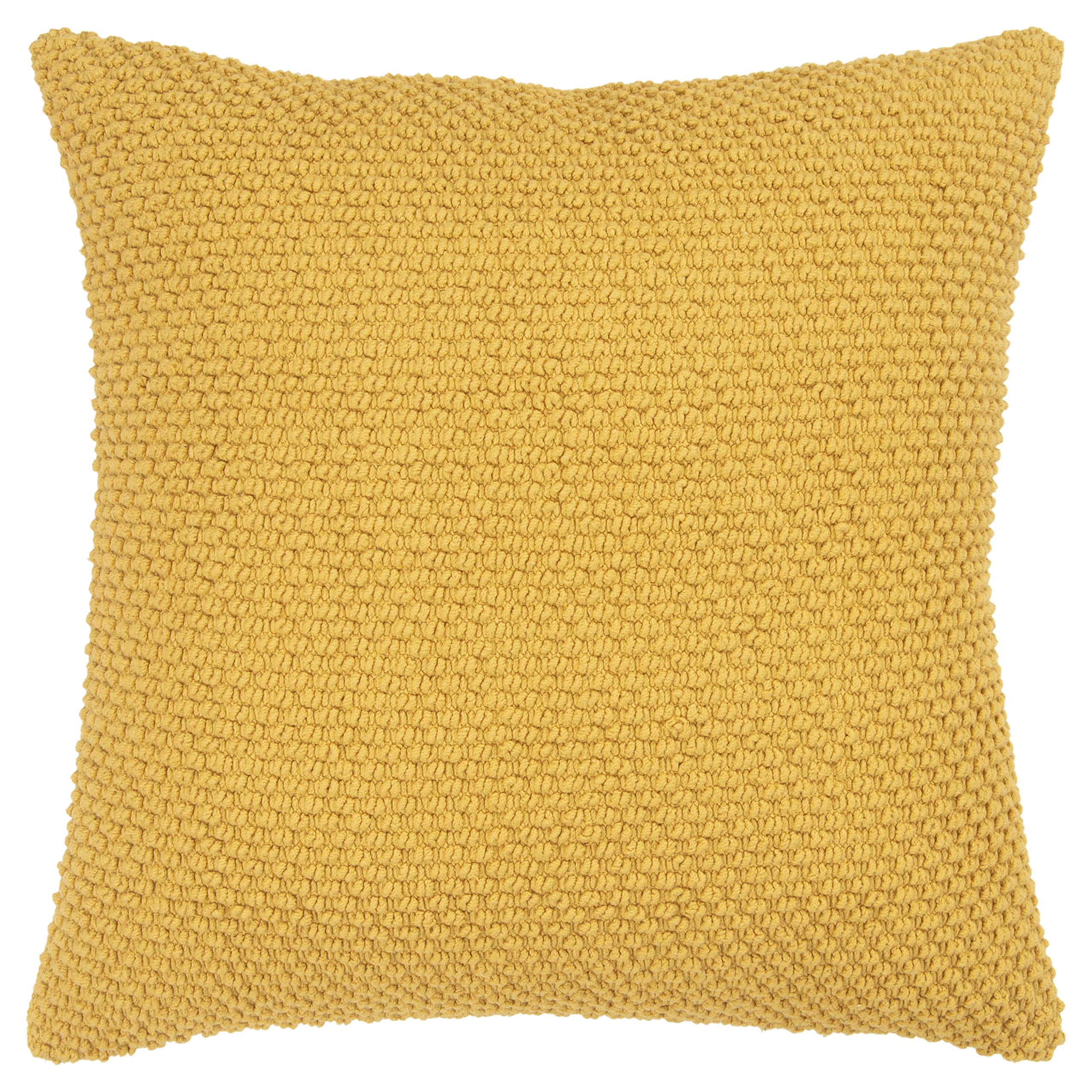 Rizzy Home | T05279 | 20"x20" Yellow/Orange/Yellow Decorative Pillow | Down Fill