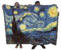 Pure Country Weavers Starry Night Blanket By Vincent Van Gogh - Fine Art Gift Tapestry Throw Woven From Cotton - Made In The Usa