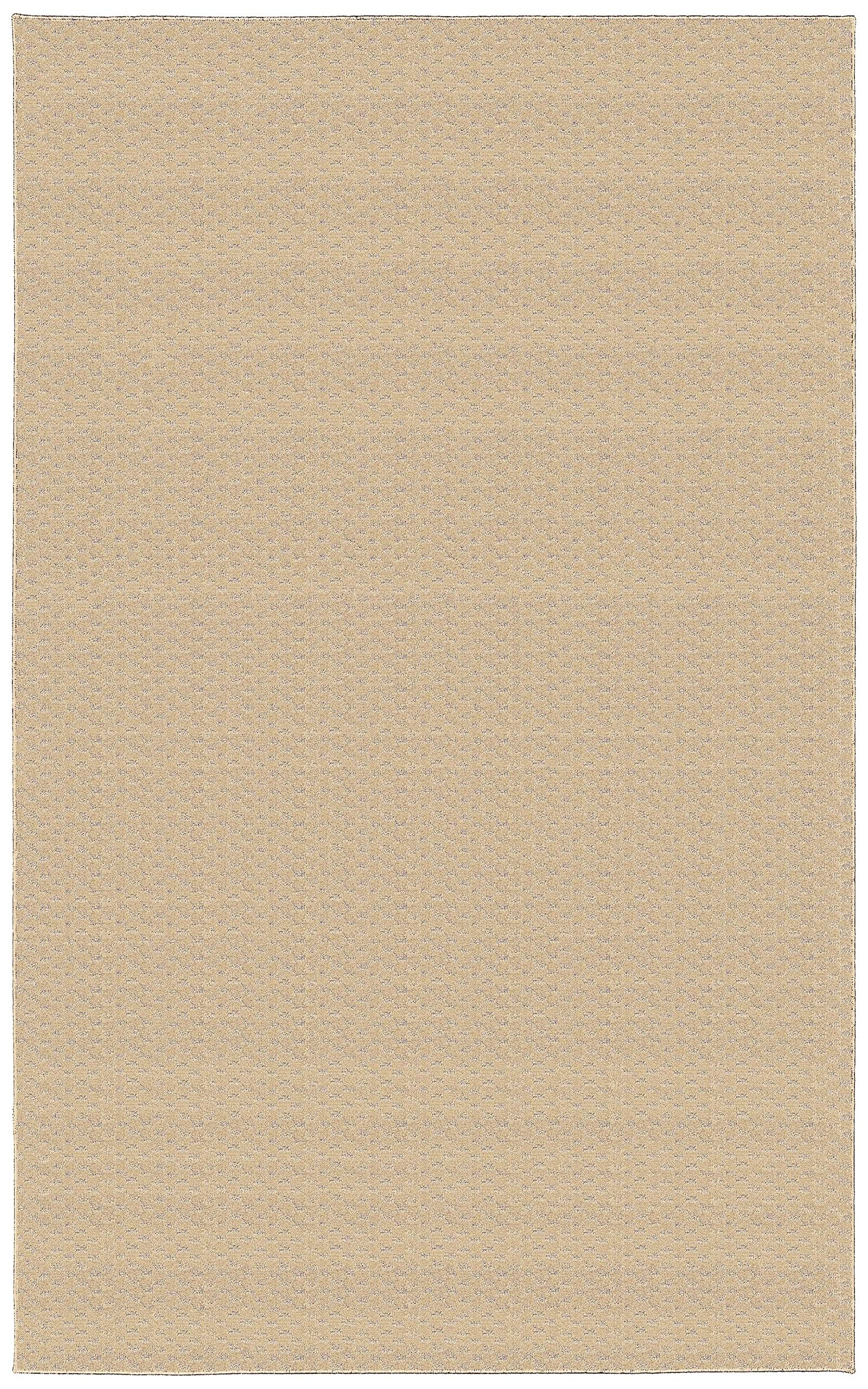 Garland Rug Medallion Tan 5 x 7 Skid Resistant Area Rug