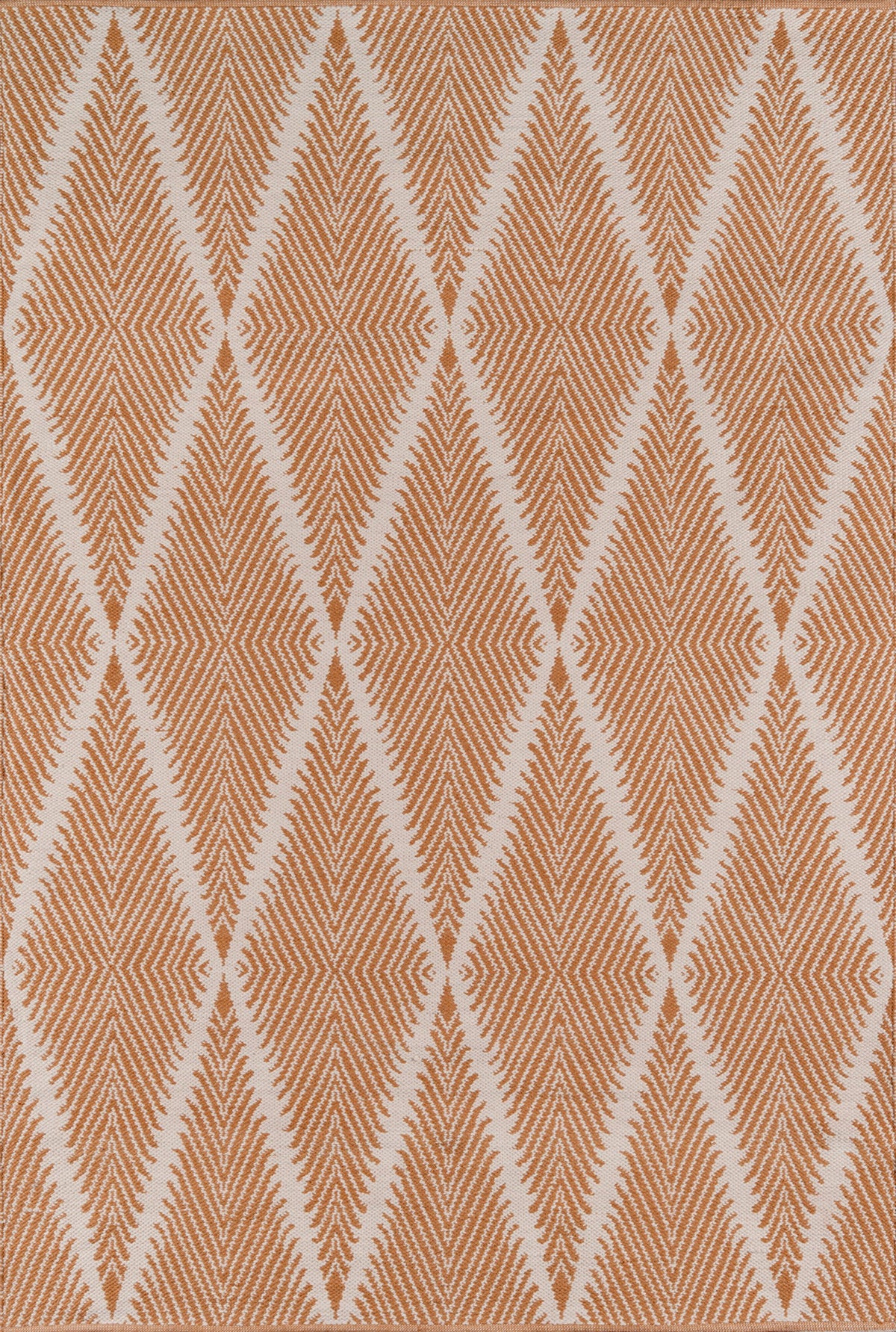 Erin Gates By Momeni River Beacon Orange Hand Woven Indoor Outdoor Area Rug 76 Inch  X 96 Inch  (Riverriv1Org7696)