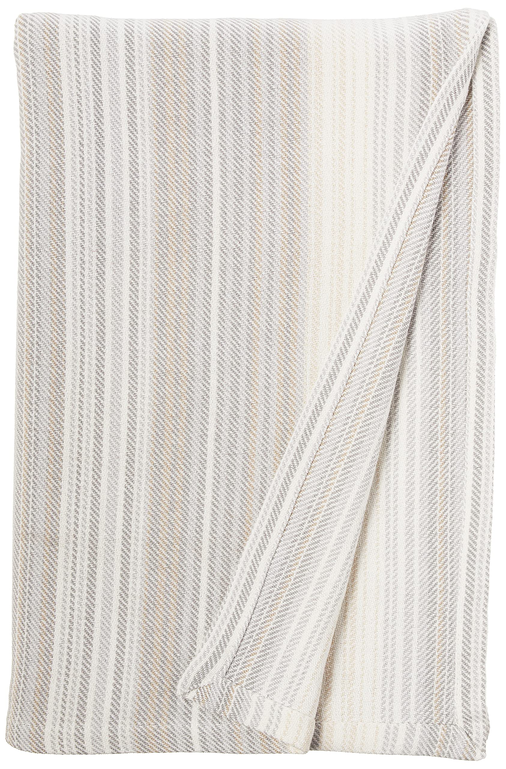Tommy Bahama - Queen Blanket, Soft Cotton Bedding, Coastal Inspired Bedding Essentials (Sandy Shore Beige, Queen)