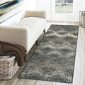 Dalyn Rugs Brisbane Br9 Dynamic Chevron Midnight 2'3" X 7'6"