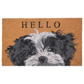 Calloway Mills Black And White Shih Tzu Doormat (17' X 29')