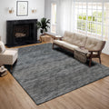 Addison Rugs Marston 5' X 7'6" Transitional Gray Indoor Outdoor Area Rug, Stain Resistant, Machine Washable, Non Shedding, Bedroom, Living Room, Dining Room, Kitchen Rug