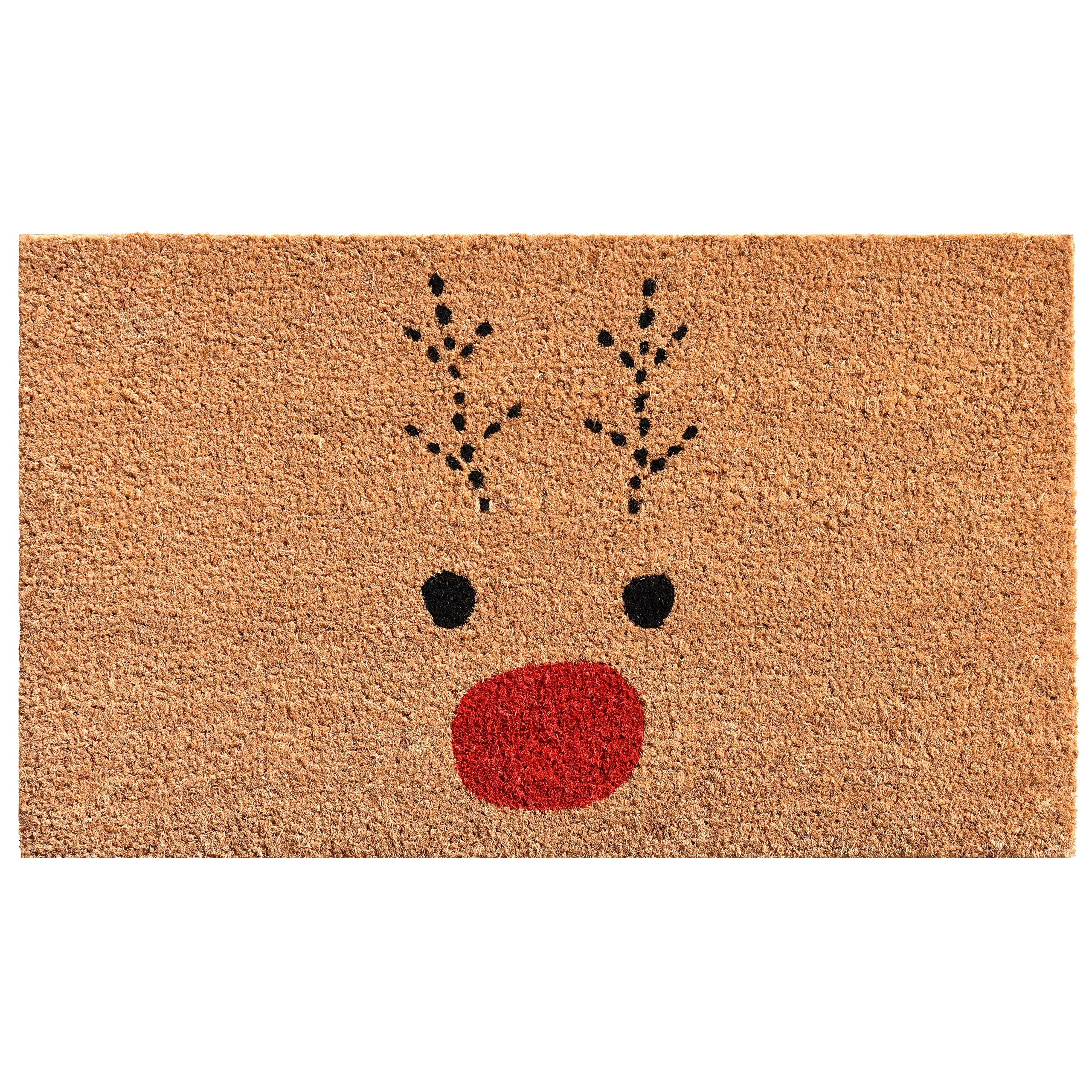 Callowaymills Rudolph Doormat, 24' X 48', Multicolor