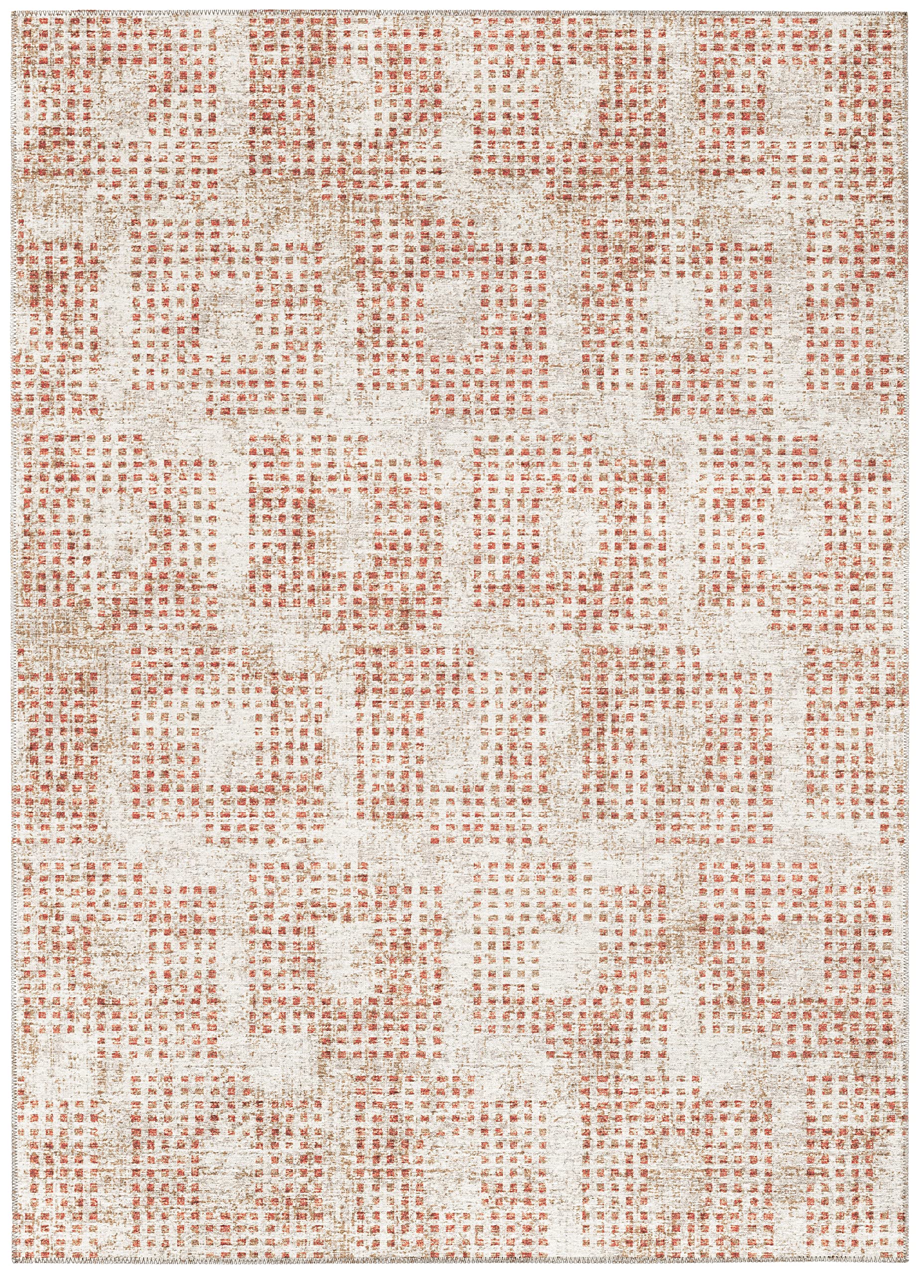 Addison Rugs Eleanor Aer31 Spice 5' X 7'6" Indoor Outdoor Area Rug, Easy Clean, Machine Washable, Non Shedding, Bedroom, Living Room, Dining Room, Kitchen, Patio Rug