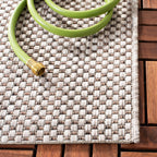 Safavieh Courtyard Collection Area Rug - 10' X 14', Natural & Cream, Non-Shedding & Easy Care, Indoor/Outdoor & Washable-Ideal For Patio, Backyard, Mudroom (Cy8521-36312)