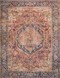 Loloi II Layla Red / Navy 9-0 x 12-0 Area Rug