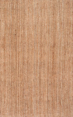 nuLOOM Ashli Solid Farmhouse Jute Runner Rug, 2' 6'' x 12', Natural