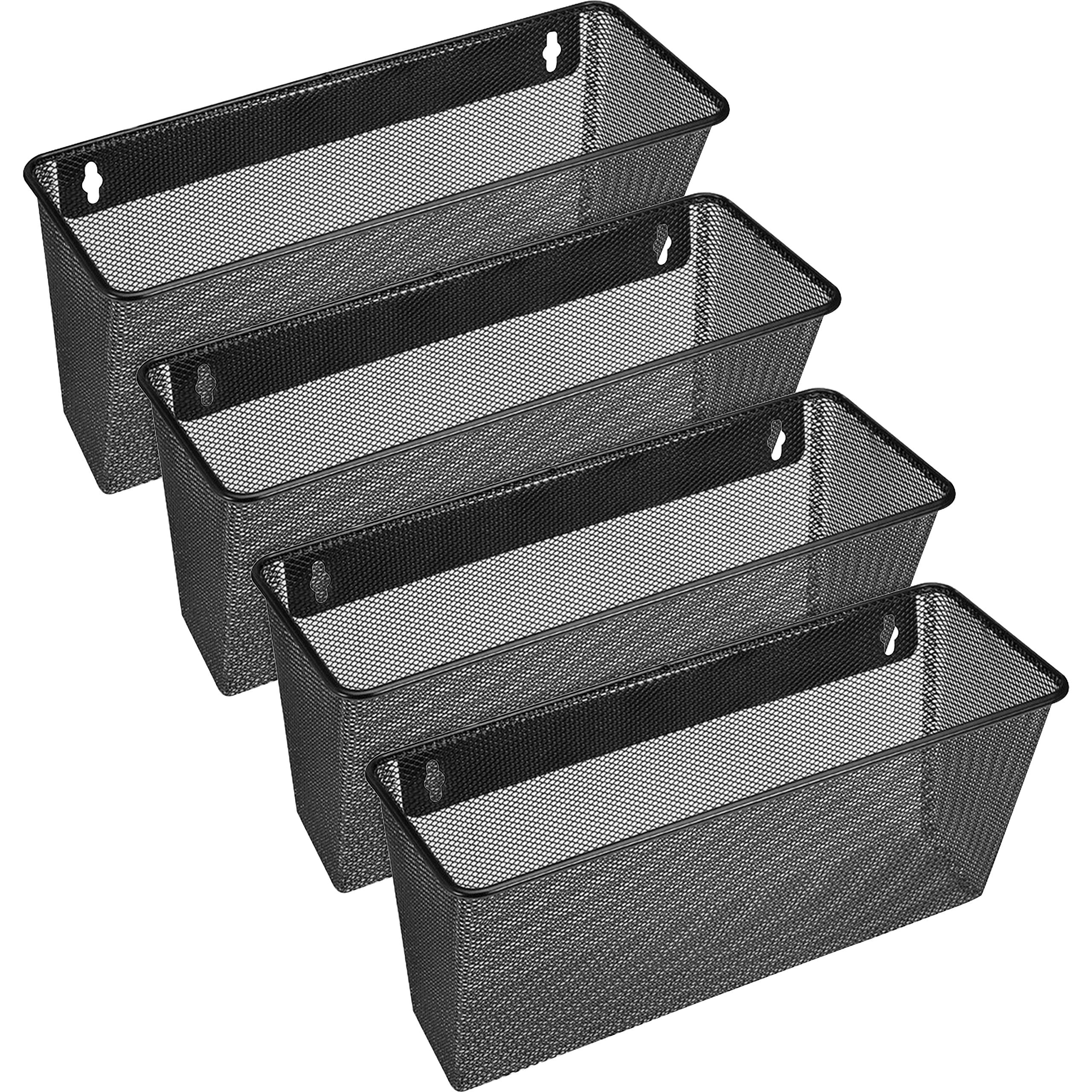 Llr84144Ct - Lorell Black Mesh Wire Wall Pocket