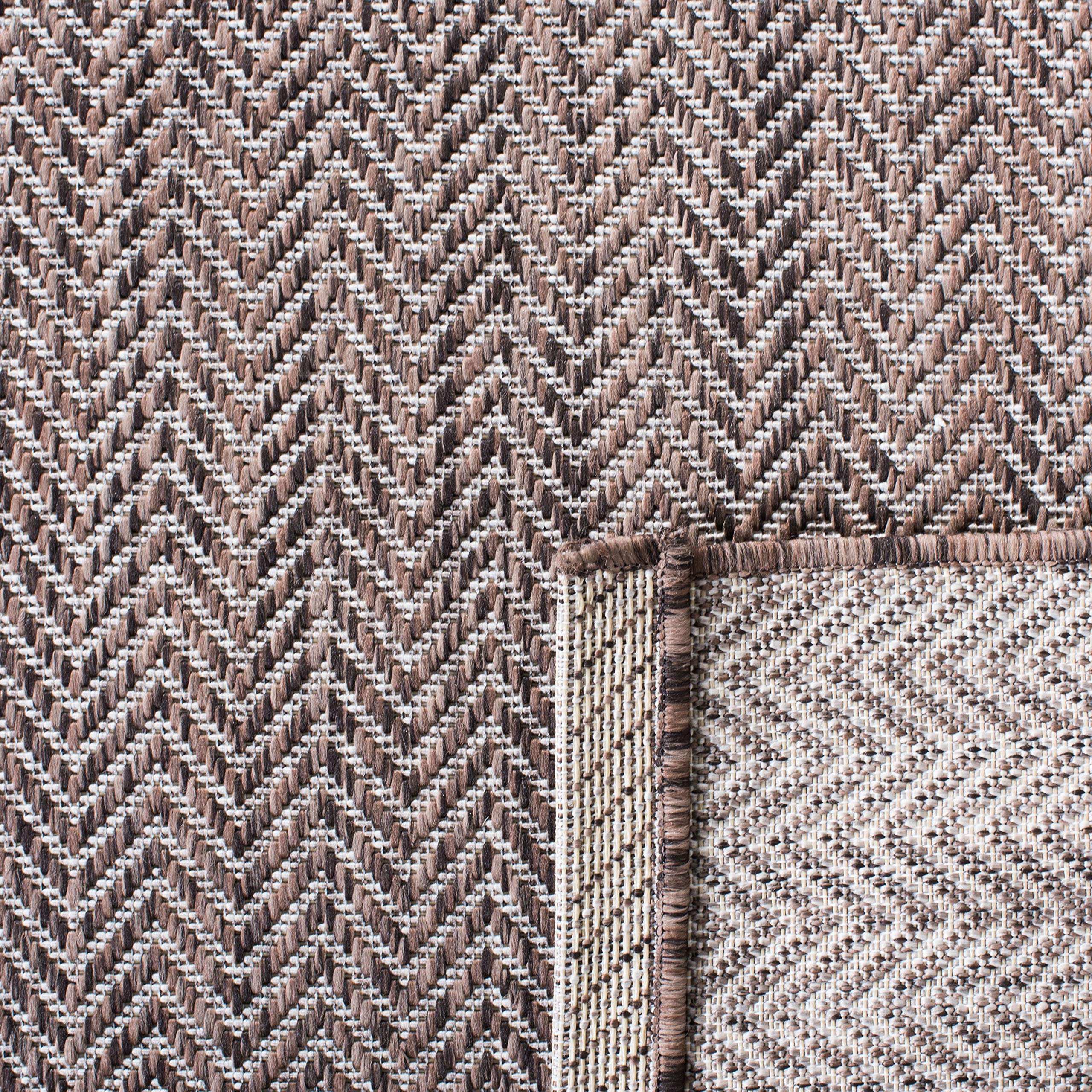 Safavieh Courtyard Collection 2'3' X 12' Brown / Beige Cy8022 Indoor/ Outdoor Patio Backyard Mudroom Runner Rug
