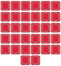 Beistle Bandana Plates, Red/Black/White, 7 Inches