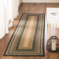 SAFAVIEH Braided Collection 23 x 12 Multi BRD308A Handmade Country Cottage Reversible Runner Rug