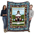 Pure Country Weavers Teacher - School Days Blanket - Gift Tapestry Throw Woven From Cotton - Made In The Usa (72X54)
