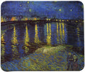 Vincent Van Gogh Impressionist Art Mouse Pad (Starry Night Over The Rhone)