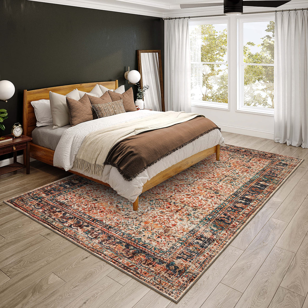 Dalyn Rugs Jericho Jc10 Linen 9' X 12' Rectangle Soft Area Rug, Easy Clean, Non Shedding, Bedroom, Entry, Living Room, Dining Room, Kitchen Rug