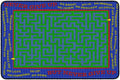 NEVER GIVE UP RUG 6X8.4 RECTANGLE