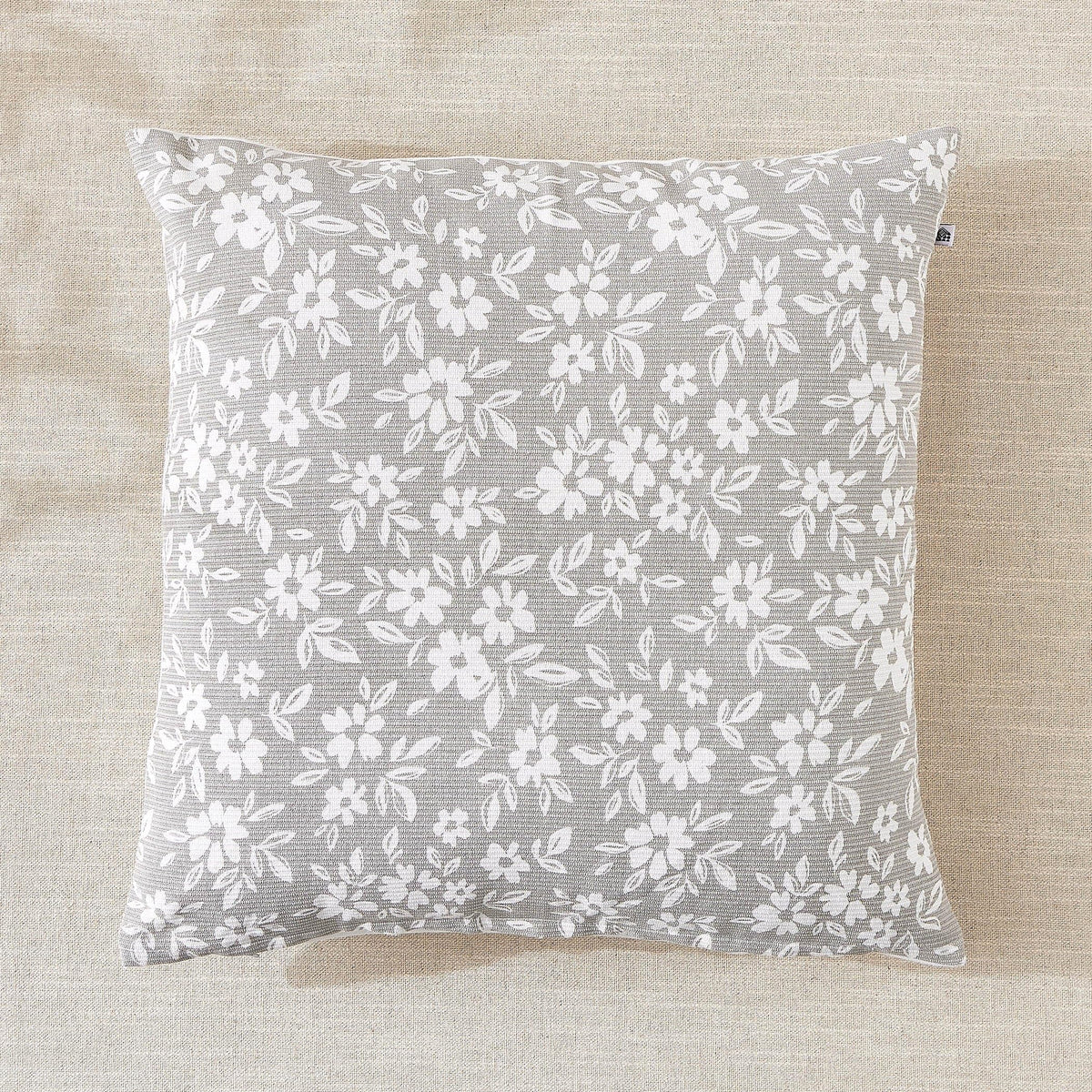 Home Centre Stria Autumn Floral Print Cushion Cover  45X45Cm