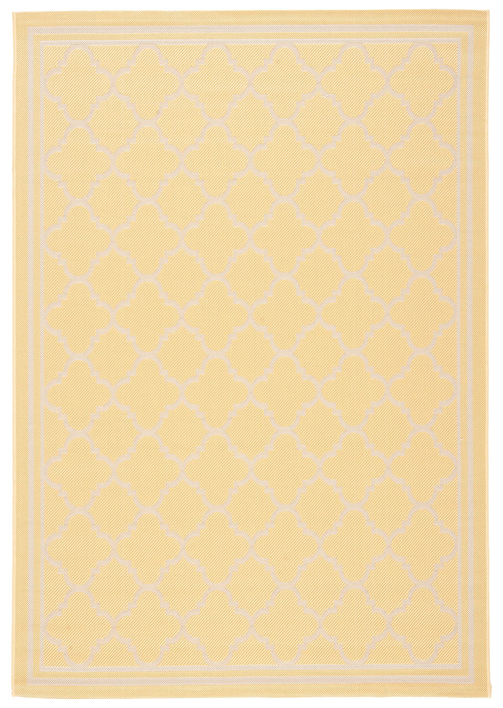 Safavieh Courtyard Collection 8' X 10' Gold/Beige Cy6918 Trellis Indoor/ Outside Waterproof Easy Cleansingpatio Backyard Mudroom Area Mat