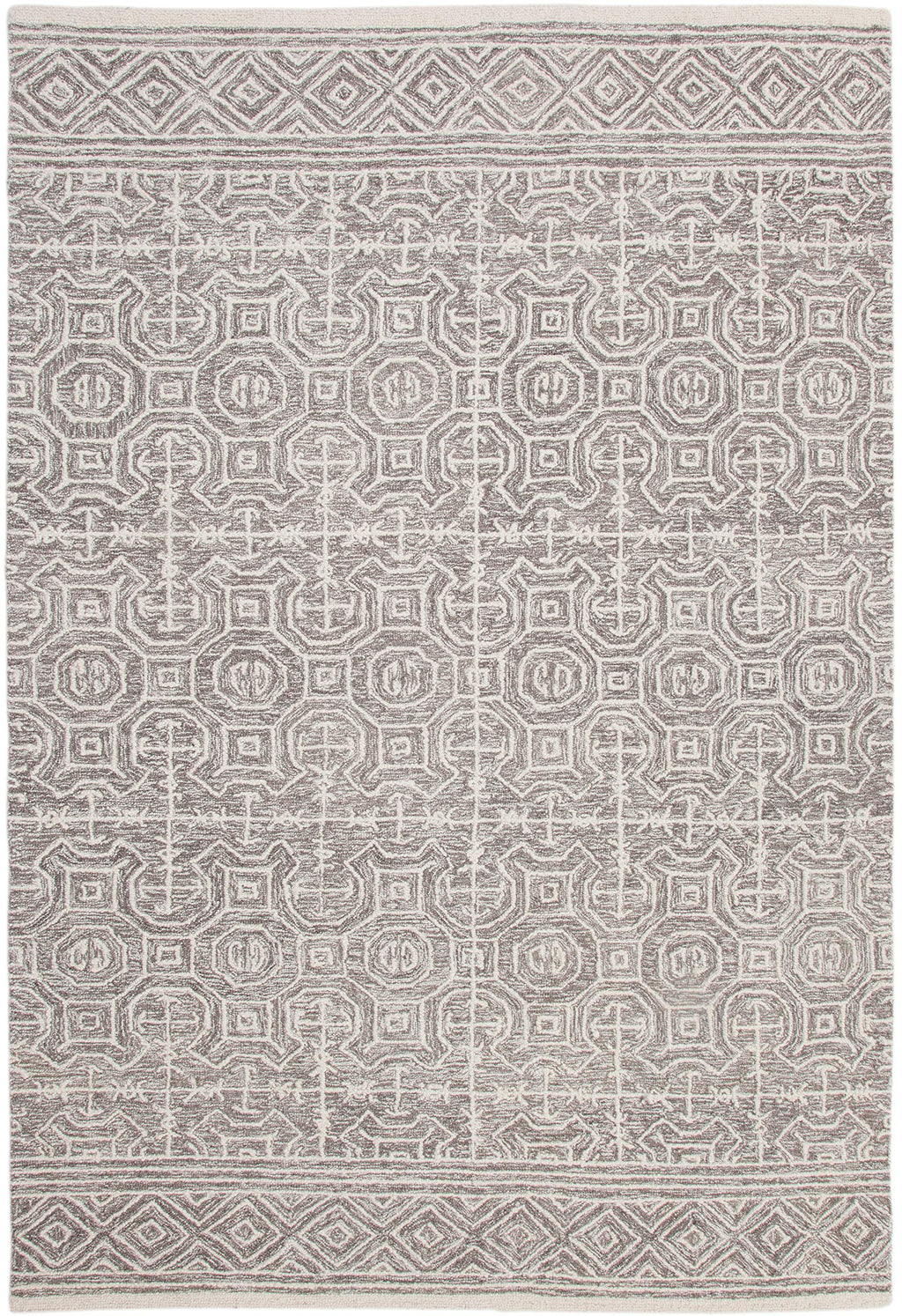 Abacasa Everest Chione Grey And Ivory Area Rug