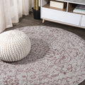 Jonathan Y Smb105A-5R Estrella Bohemian Medallion Textured Weave Indoor Outdoor Area-Rug Coastal Bohemian Rustic Glam Easy-Clean