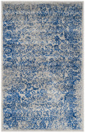 SAFAVIEH Adirondack Collection Accent Rug - 26 x 4, Grey & Blue, Oriental Distressed Design, Non-Shedding & Easy Care, Ideal f