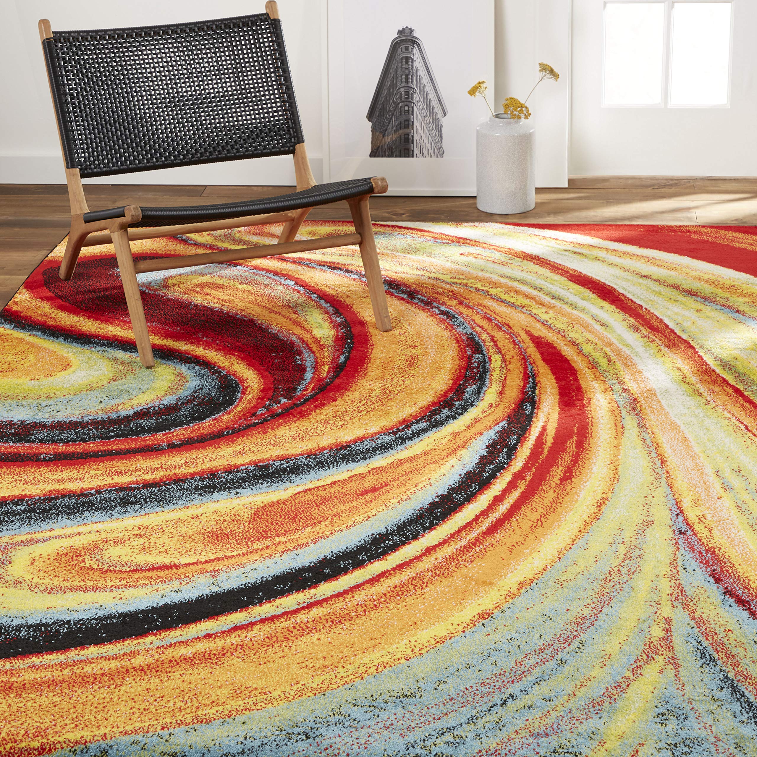 Home Dynamix Adja Modern Area Rug, Splash (5'2'' x 7'2'')