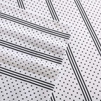 Betsey Johnson - King Sheets, Silky & Lightweight Bedding, Fade & Wrinkle Resistant (Dots & Stripe, King)