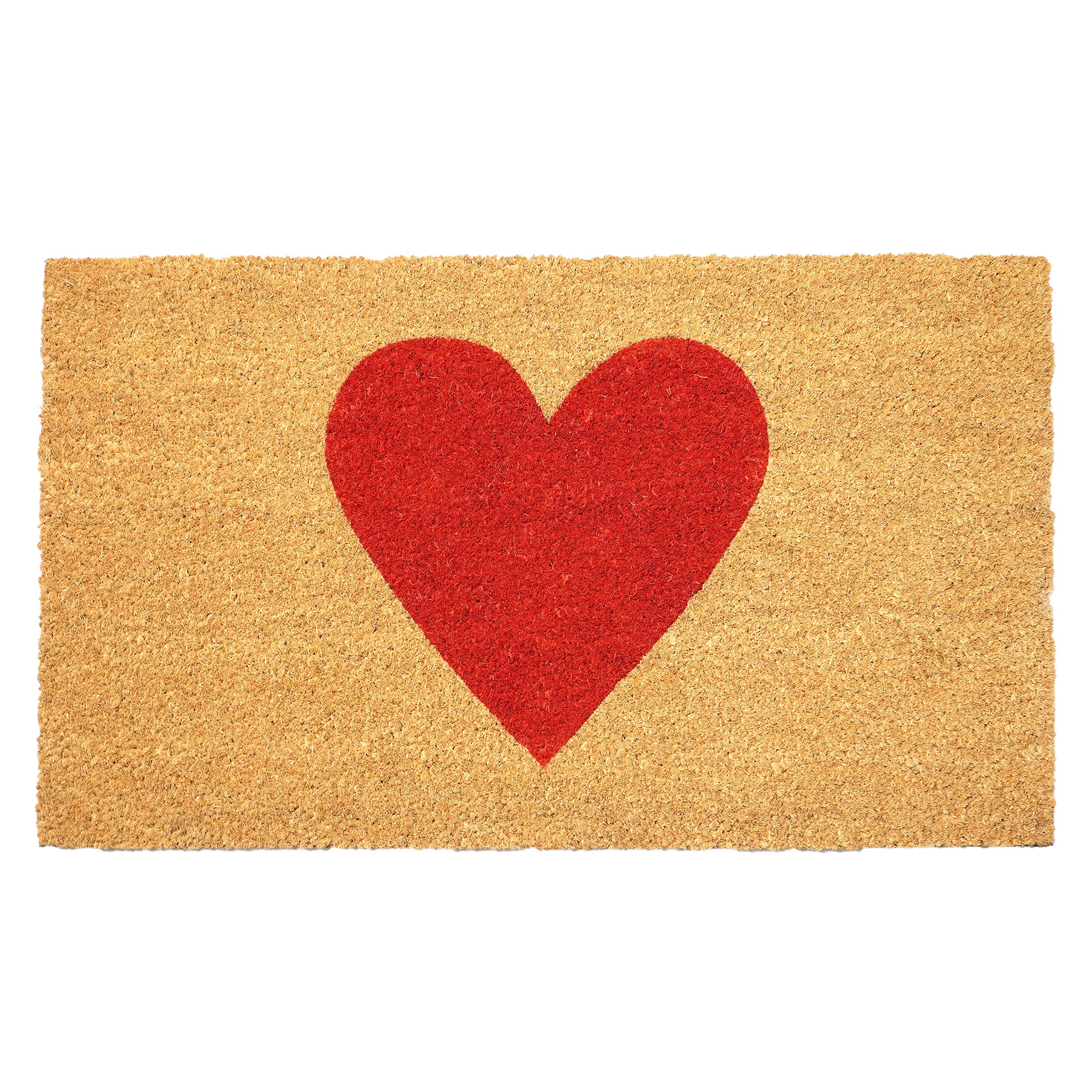 Calloway Mills Madison Heart Doormat (Red, 17' X 29')