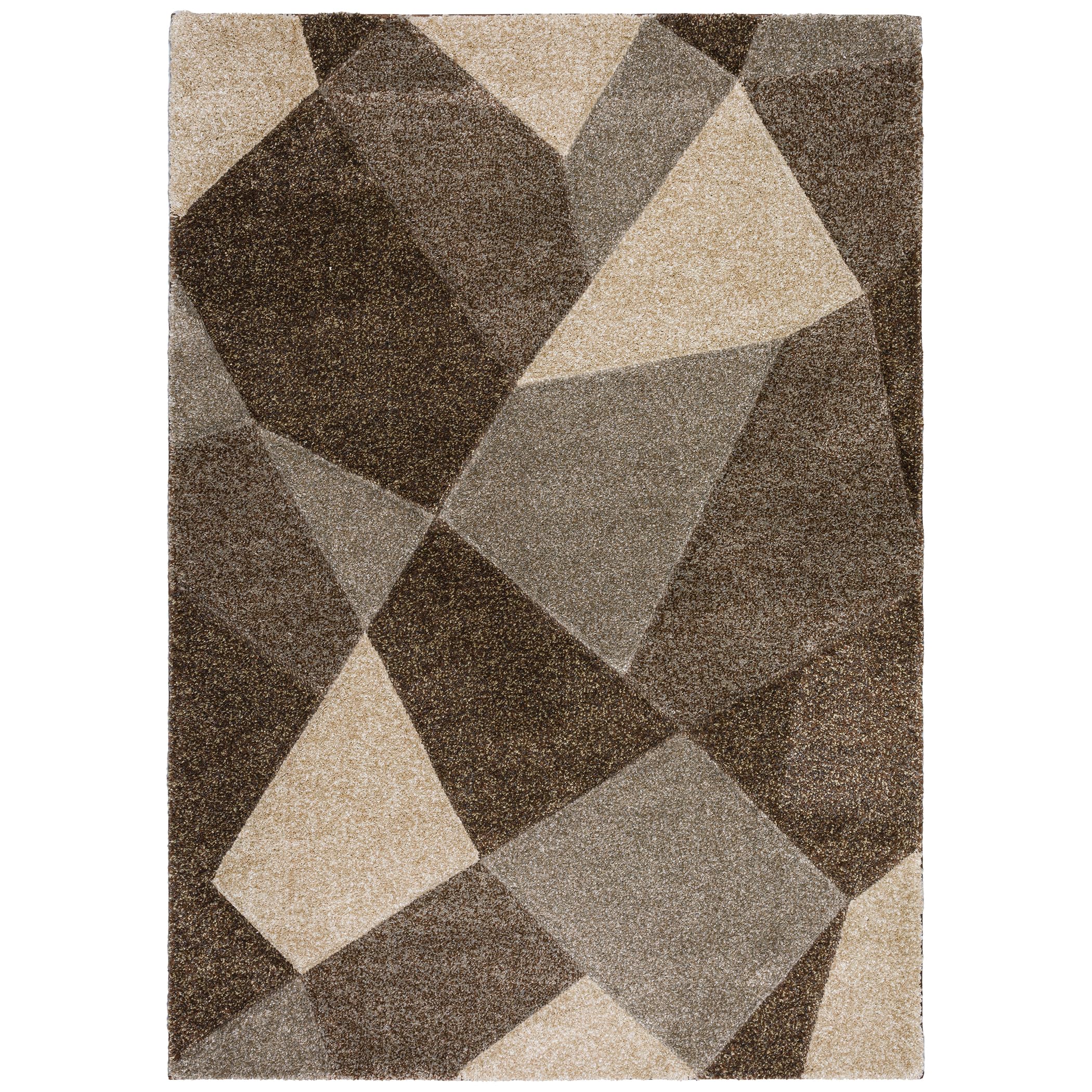 DALYN RUG Carmona CO1 Fudge 51 x 75 Rectangle Soft Area Rug, Easy Clean, Non Shedding, Bedroom, Entry, Living Room, Dining Roo