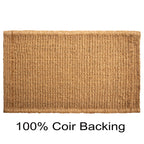 Calloway Mills Az104813048 Welcome Border, 100% Coir Doormat, 30' X 48' X 1.50', Natural/Black
