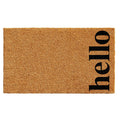 Calloway Mills 102611729Nbb Vertical Hello Doormat, 17' X 29', Natural/Black