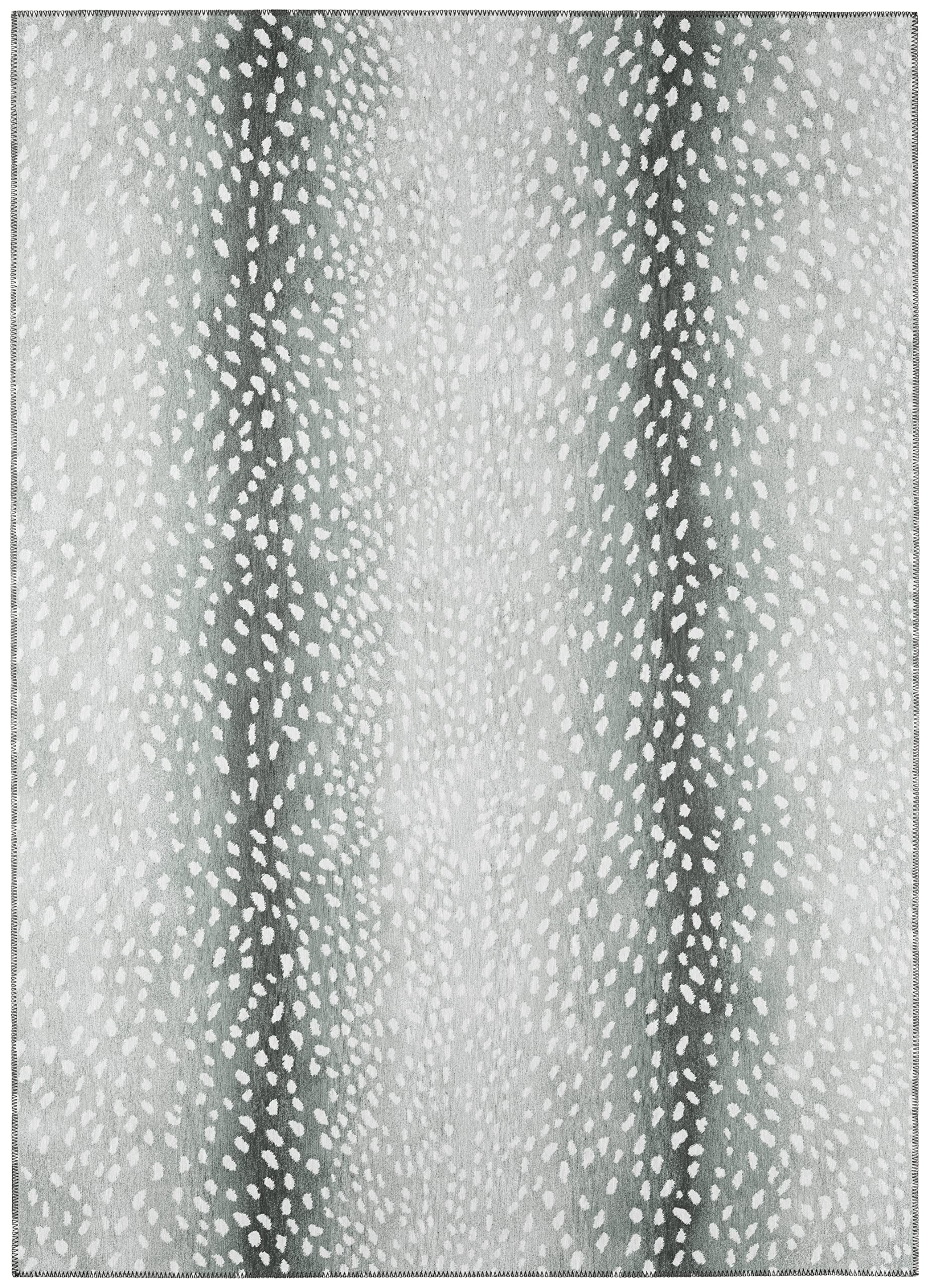 Addison Rugs Safari Asf33 Grey Washable 10' X 14' Indoor Outdoor Area Rug, Easy Clean, Machine Washable, Non Shedding, Bedroom, Entry, Living Room, Dining Room, Kitchen, Patio Rug