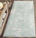 SAFAVIEH Adirondack Collection Runner Rug - 26 x 12, Slate & Ivory, Oriental Distressed Design, Non-Shedding & Easy Care, Idea