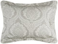 Rizzy Home | BT3011 | King Sham | 20"x36" Brown/White/Gray Damask