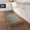 Addison Rugs Marston 2'3" X 7'6" Transitional Multi Indoor Outdoor Hallway Runner Rug, Stain Resistant Washable Carpet, Easy Clean, Non Shedding, Bedroom, Living Room, Dining Room, Kitchen Rug