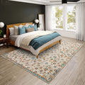Dalyn Rugs Jericho Jc8 Parchment 5' X 7'6" Rectangle Soft Area Rug, Easy Clean, Non Shedding, Bedroom, Entry, Living Room, Dining Room, Kitchen Rug