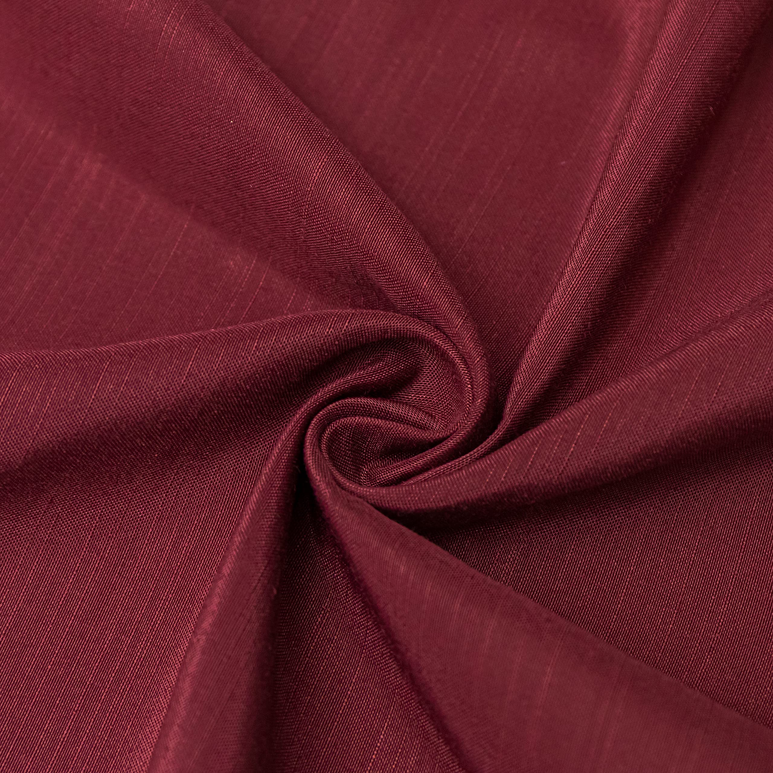 Biscaynebay Wrap Around Bed Skirts For King & Cal King Beds 15' Drop, Burgundy Adjustable Elastic Dust Ruffles Easy Fit Wrinkle