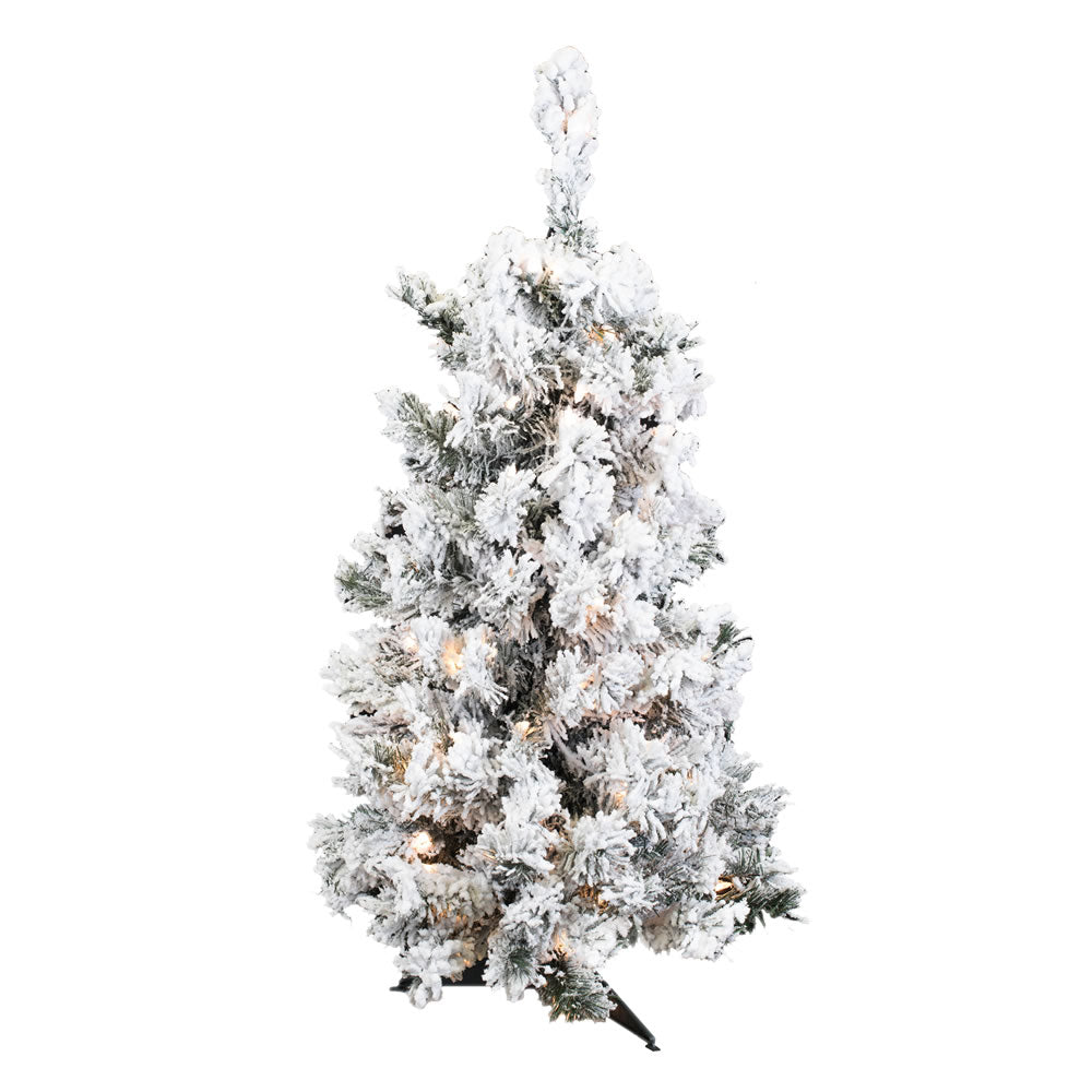 Vickerman 36 Inch  X 24 Inch  Flocked Alaskan Duralit 100Cl  A806341