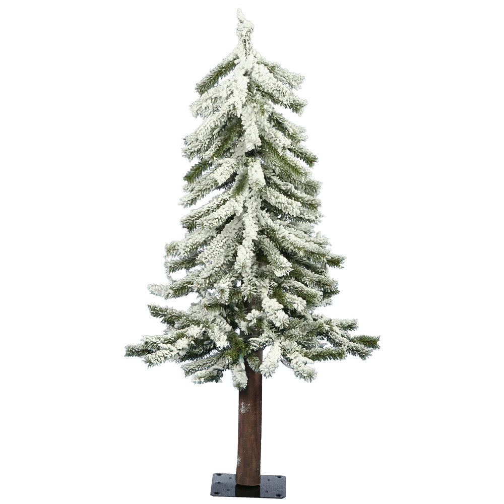 Vickerman 3 X 21 Inch  Flocked Alpine Tree 142T  A807430