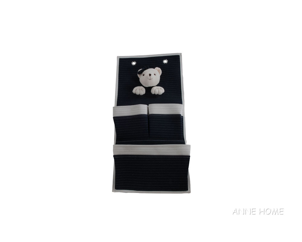 Anne Home  Bear 3Pocket Wall Hanger
