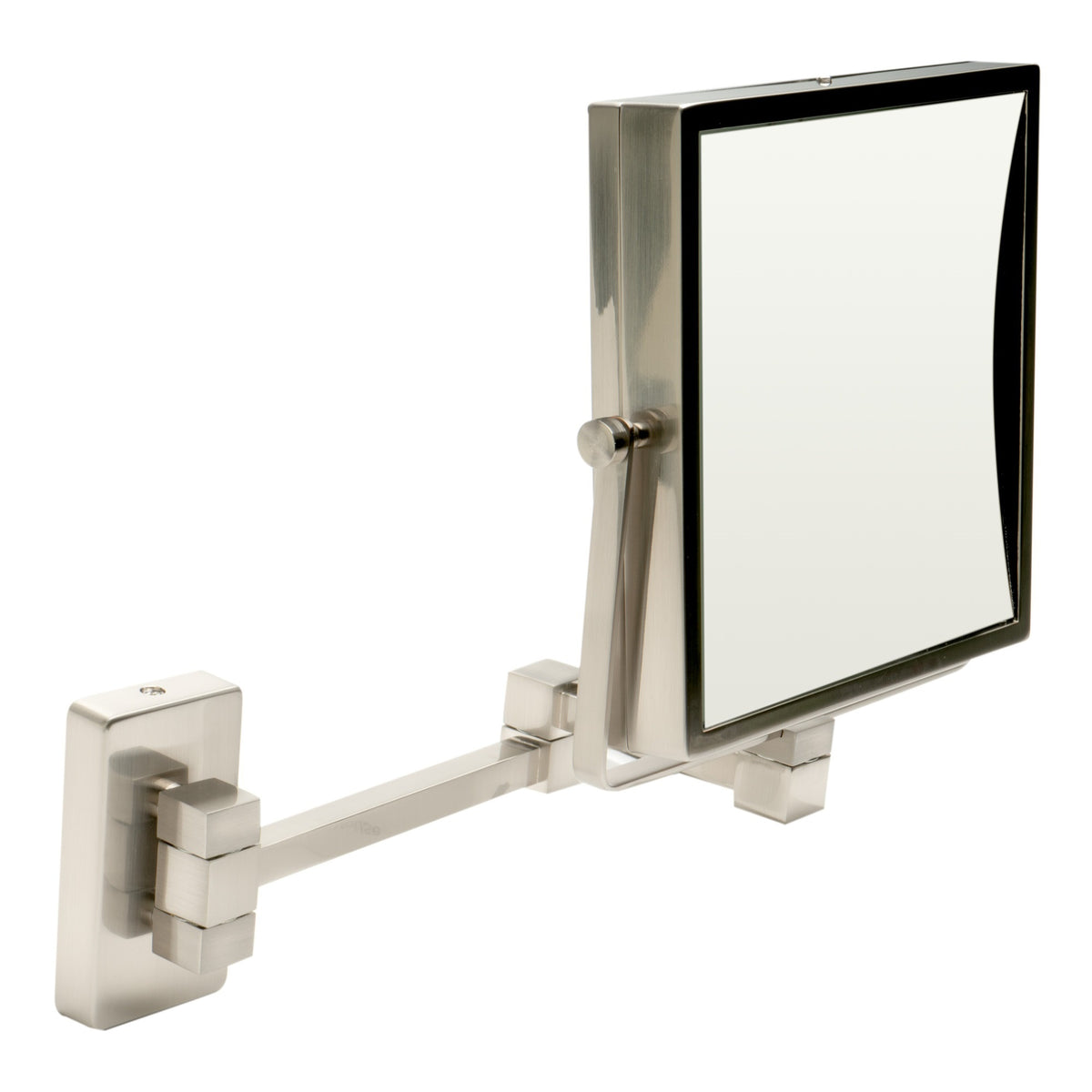 Alfi Brand Abm8Wsbn 8 Inch   Square Wall Mounted 5X Magnify Cosmetic Mirror