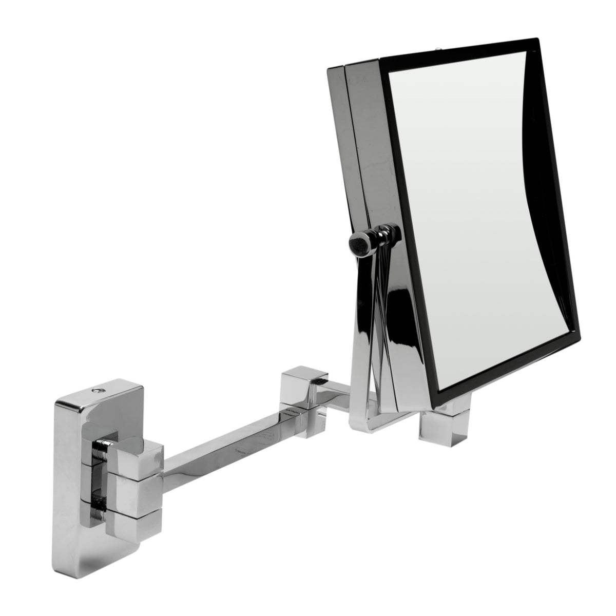 Alfi Brand Abm8Wspc 8 Inch  Square Wall Mounted 5X Magnify Cosmetic Mirror